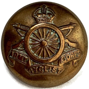 WW1 Army Cyclist Corps Cyclists Regiment Tunic Button - 19mm