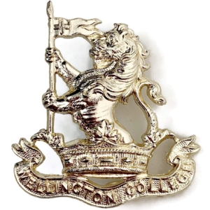 Wellington College OTC Officers Training Corps Staybrite Anodised Cap Badge - Staybright