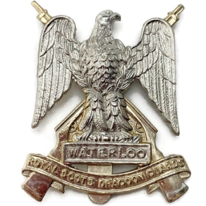 Royal Scots Dragoon Guards Regiment Staybrite Anodised Cap Badge - Staybright