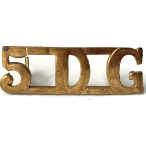5th Royal Inniskilling Dragoon Guards Irish Regiment Shoulder Title - 1ST PATTERN