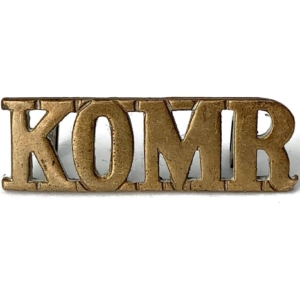 Kings Own Malta Regiment King's Maltese Shoulder Title