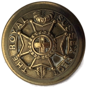 Royal Sussex Regiment Tunic Button - 26mm