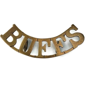 Royal East Kent (The Buffs) Regiment Shoulder Title