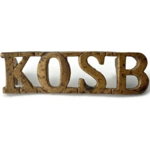 Kings Own Scottish Borderers Regiment KOSB King's Shoulder Title