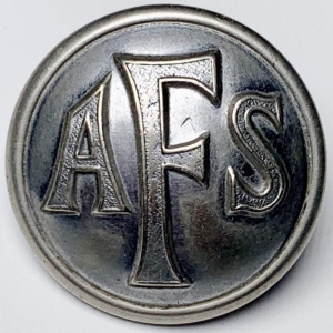 WW2 Auxiliary Fire Service Brigade Corps AFS Tunic Button - 25mm