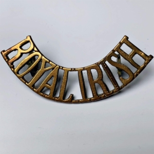 WW1 Royal Irish Regiment Shoulder Title