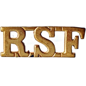 Royal Scots Fusiliers Regiment (RSF Scottish) Shoulder Title