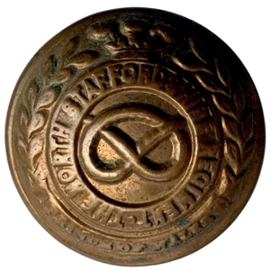 North Staffordshire Regiment Stafford Tunic Button - 26mm