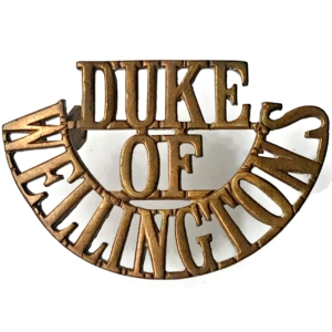 Duke of Wellingtons West Riding Regiment Shoulder Title