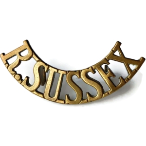 Royal Sussex Regiment Shoulder Title