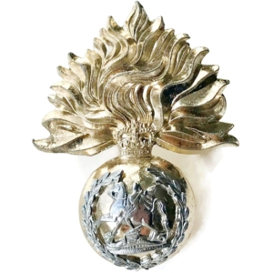 Northumberland Fusiliers Regiment Staybrite Anodised Cap Badge - Staybright