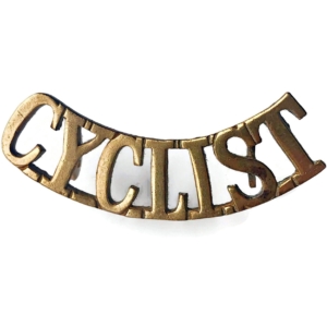 WW1 Army Cyclist Corps (Cyclists Regiment) Shoulder Title