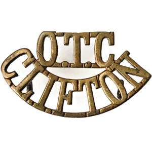 Clifton College Bristol OTC Officers Training Corps Shoulder Title