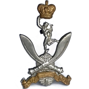 Gurkha Signals Corps Cap Badge - Queens Crown
