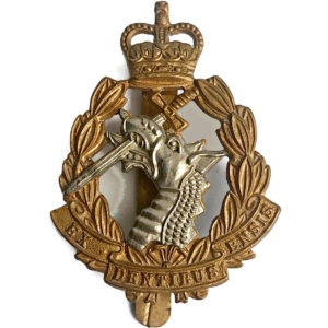 Royal Army Dental Corps RADC Dentist Cap Badge J.R.GAUNT LONDON - Queens Crown