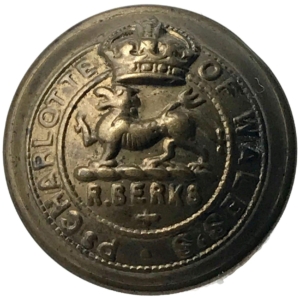 WW1 Royal Berkshire Regiment Tunic Button - 26mm