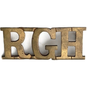 Royal Gloucestershire Hussars Regiment RGH Shoulder Title