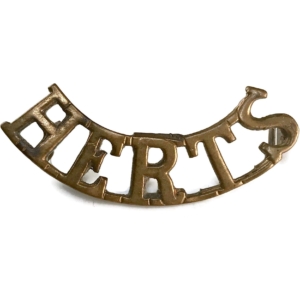 WW1 Hertfordshire Regiment Shoulder Title