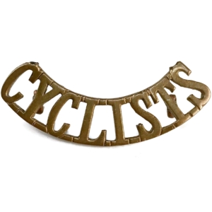 WW1 Army Cyclist Corps (Cyclists Regiment) Shoulder Title