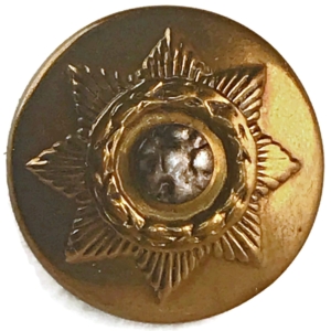 East Yorkshire Regiment SMALL Tunic Button - 19mm
