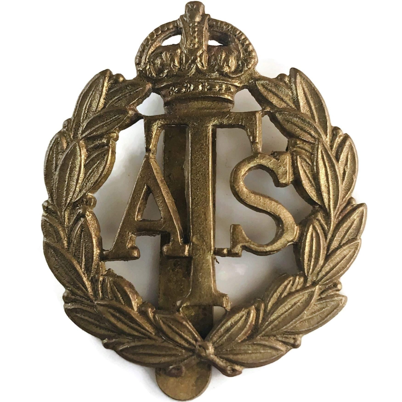 WW2 Auxiliary Territorial Service Corps ATS Cap Badge - British ...