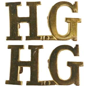 WW2 Home Guard HG Shoulder Title
