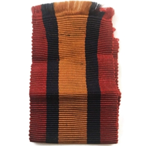 Boer War Spare Queens South Africa QSA Medal SILK Ribbon - 4 Inches