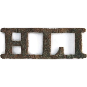 UK Dug Detecting Find - WW1 Highland Light Infantry Scottish Regiment Relic Shoulder Title