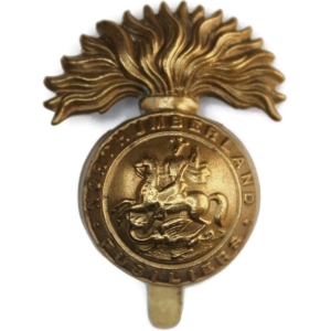 WW1 Northumberland Fusiliers Regiment Cap Badge - FIRST PATTERN