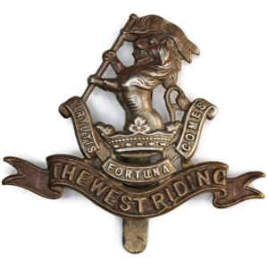 WW1 Duke of Wellingtons West Riding Regiment Cap Badge
