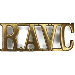 WW2 Royal Army Veterinary Corps RAVC Shoulder Title