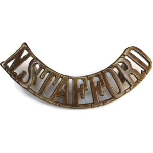 North Staffordshire (Stafford) Regiment Shoulder Title