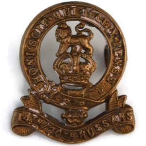 14th / 20th Kings Hussars Regiment (King's) Collar Badge
