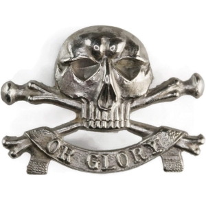 17th / 21st Lancers (Deaths Head) Regiment Collar Badge