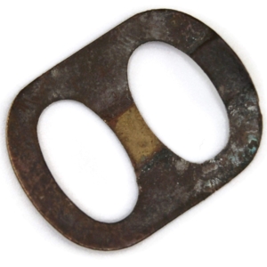 Original Issue WW1 Cap Badge Slider Retaining Backing Clip Fixing