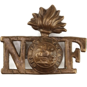 WW1 Northumberland Fusiliers Regiment Shoulder Title