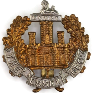 WW2 Essex Regiment Cap Badge