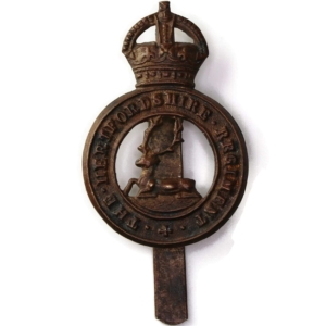 WW1 Hertfordshire Regiment Cap Badge