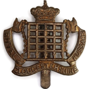 WW1 Royal Gloucestershire Hussars Imperial Yeomanry Regiment Cap Badge