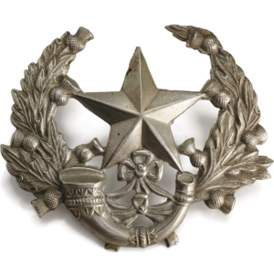 WW1 The Cameronians (Scottish Rifles) Regiment Cap Badge