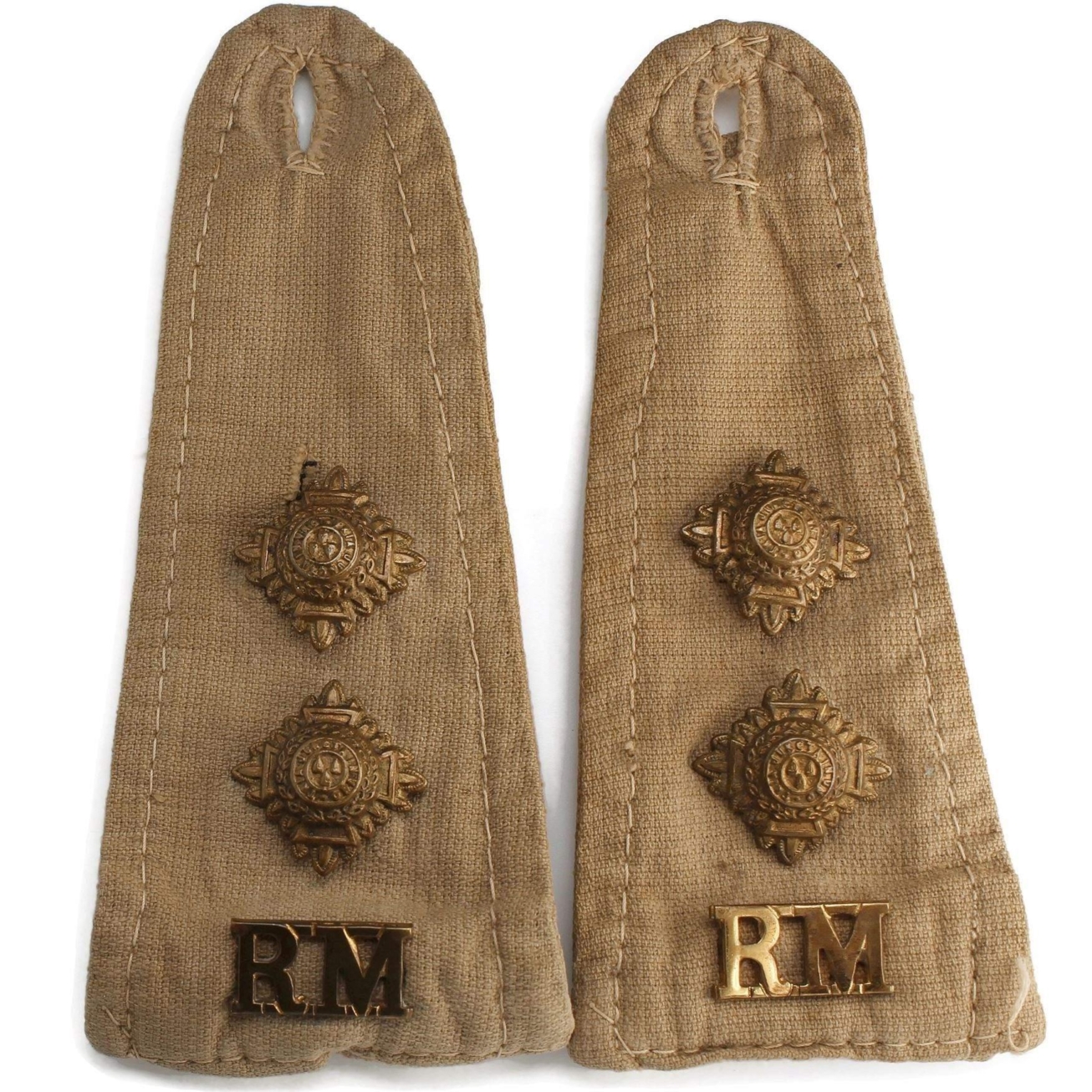 Royal Marines Corps Officers Insignia Pips - Rank of Lieutenant Set ...