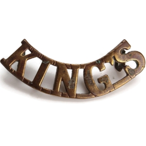 Kings Liverpool Regiment (King's) Shoulder Title