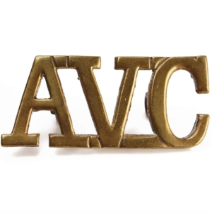 WW1 Army Veterinary Corps AVC Shoulder Title