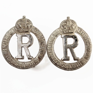 Queen Alexandras Imperial Military Nursing Service Reserve Collar Badge PAIR