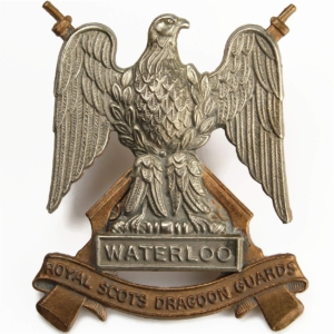 Royal Scots Dragoon Guards Regiment Cap Badge - LUGS VERSION
