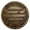 WW1 1st Canadian Division CEF Lest We Forget Veterans Canada Lapel Badge