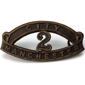 WW1 2nd Battalion City of Manchester Regiment Shoulder Title