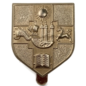 Bristol University OTC Officers Training Corps Staybrite Anodised Cap Badge - Staybright