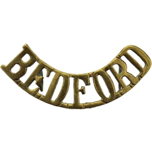 WW1 Bedfordshire Regiment Shoulder Title
