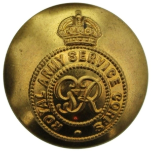 WW2 Royal Army Service Corps RASC George VI Tunic Button - 26mm